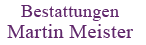 Bestattungen Martin Meister Logo